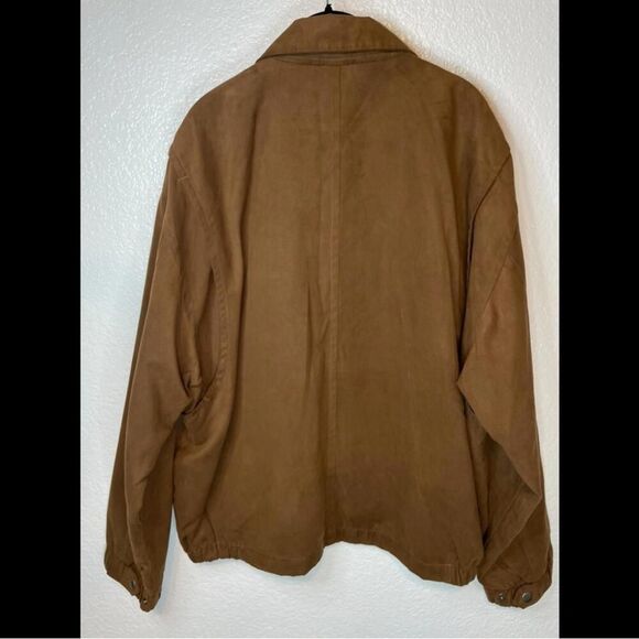 Gary Player men’s brown collared zip up jacket size XL - Picture 8 of 12